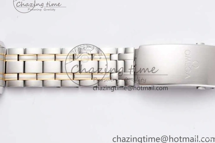 0118 ZeroBulk Seamaster Diver 300M SS YG Blue Ceramic Bezel JVSF 1:1 Best Edition Blue Dial on SS YG Bracelet A 7784